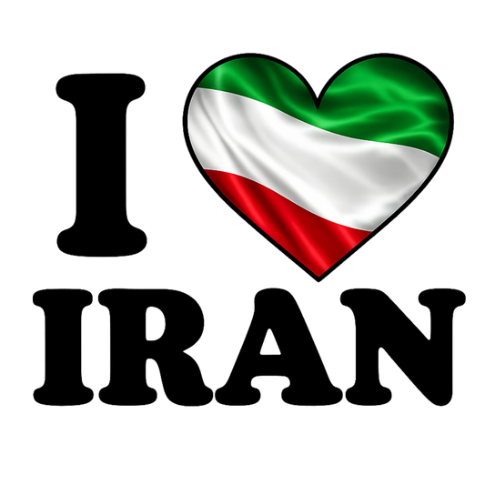Love Iran T-Shirt  Premium Print on T-Shirt Persian Pride Graphic Tee
