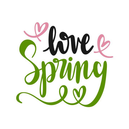 Love Spring - Ready to Press - Violet DTF Transfers
