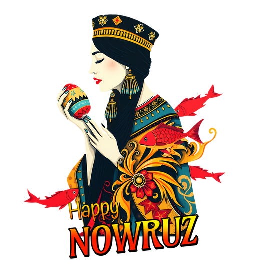 Happy Nowruz – Persian Queen Edition DTF Transfer