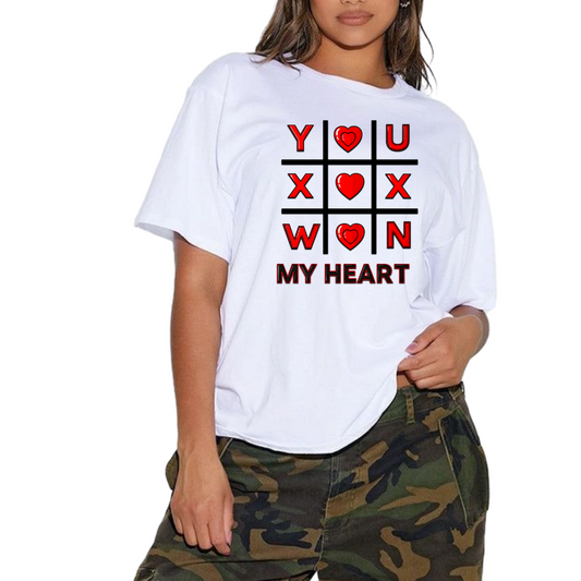 You Won My Heart” XO Valentine design- Ready to Press