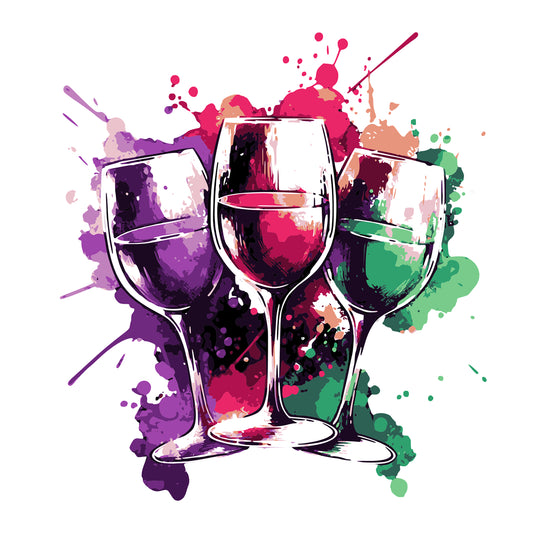 Cocktail- ready to press - Violet DTF Transfers