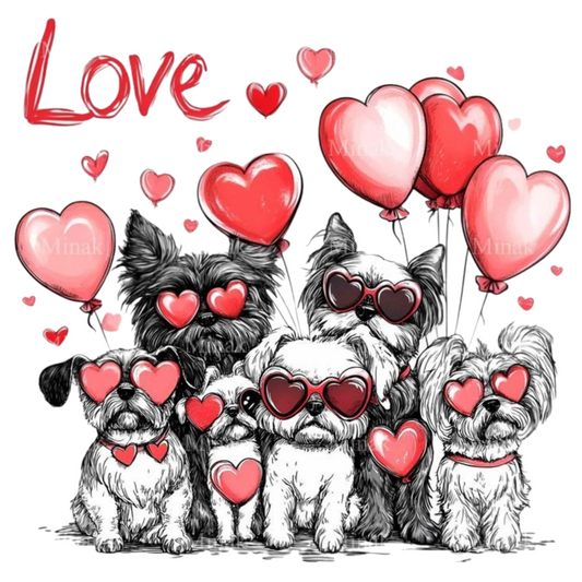 Cats Heart Graphic- Ready to Press