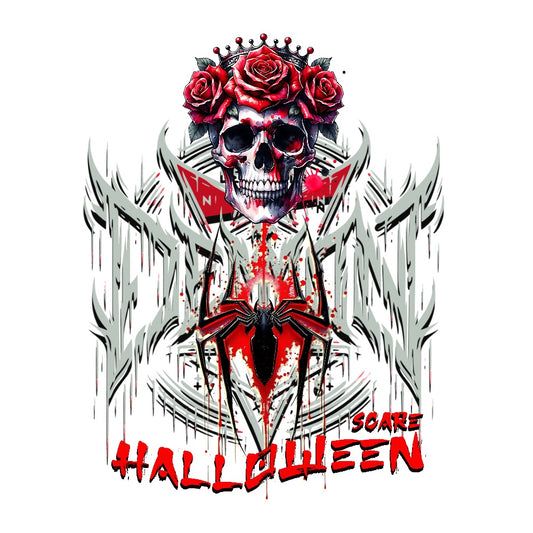 Skull & Spider Gothic- Ready to Press