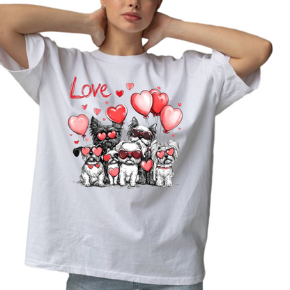 Cats Heart Graphic- Ready to Press