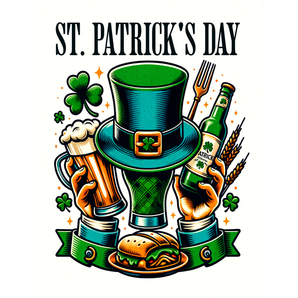 St Patrick's Day - Ready to Press - Violet DTF Transfers