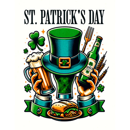 St Patrick's Day - Ready to Press - Violet DTF Transfers