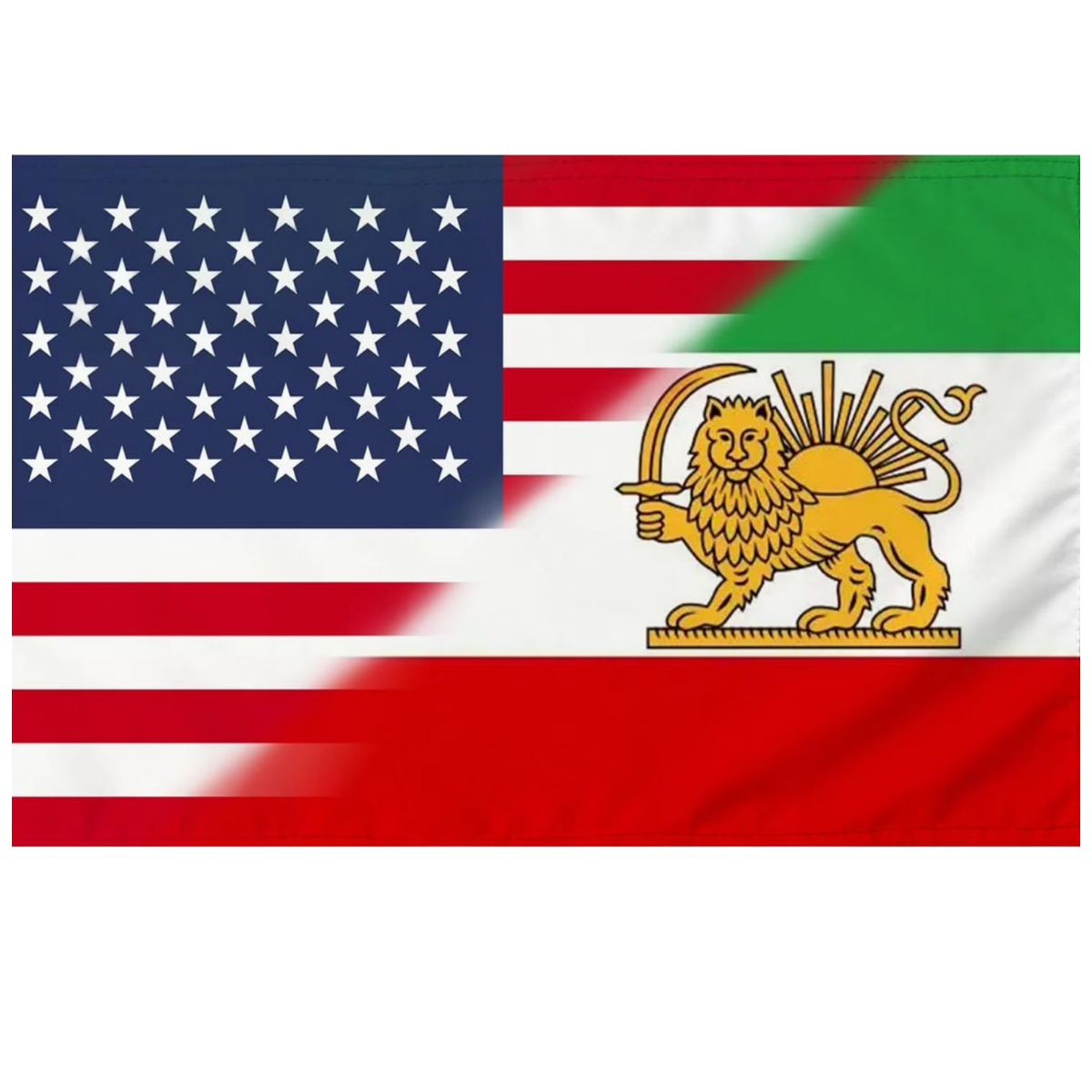 Iran & USA Unity – Matching DTF Transfers