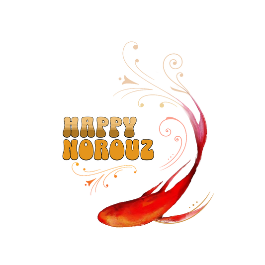 Happy Nowruz – Goldfish Edition DTF Transfer