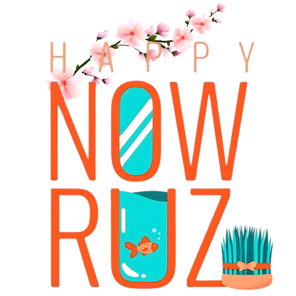 Happy Nowruz – Modern Celebration DTF Transfer