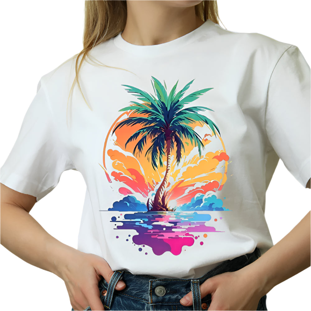 Beach Color Trees - Ready to Press
