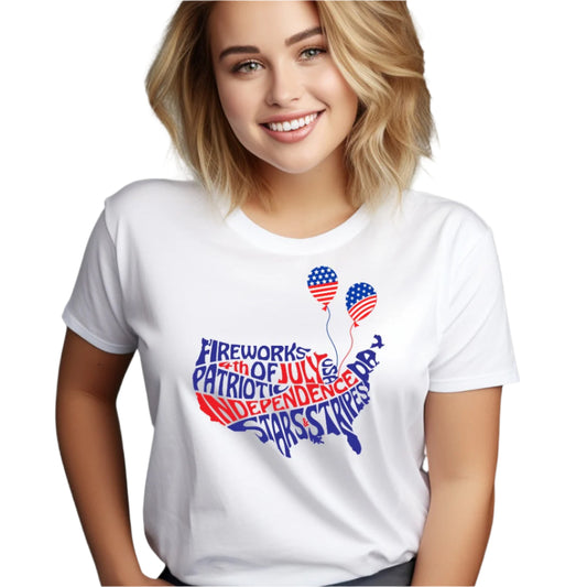 American freedom - Ready to Press - Violet DTF Transfers