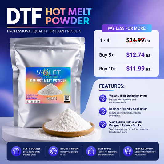 DTF Hot Melt Powder 1000g Premium White TPU Adhesive Powder