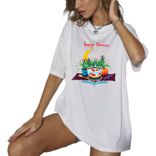 Happy Nowruz – Haft-Seen Spring DTF Transfer