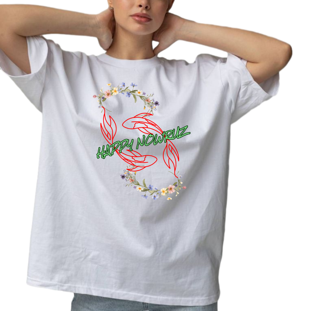 Happy Nowruz – Floral Fire DTF Transfer