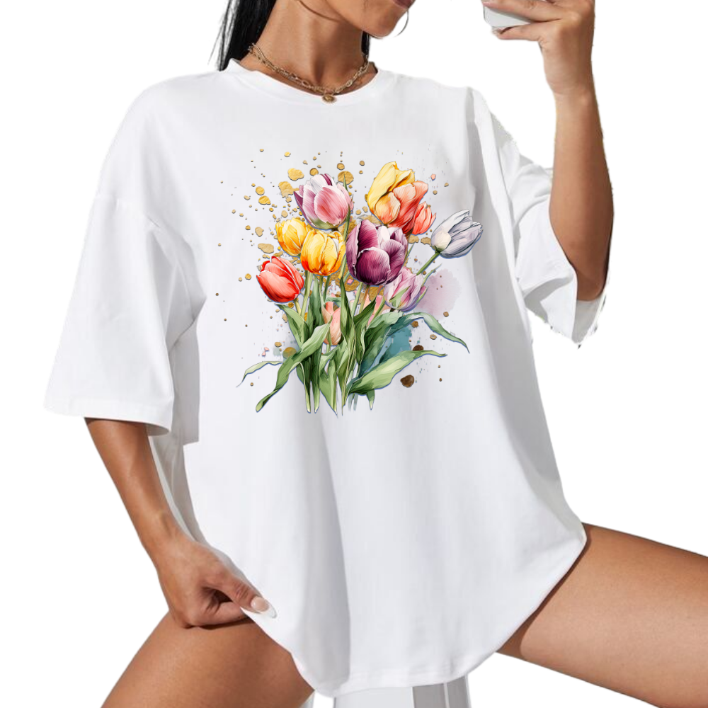 Spring Tulips – Floral DTF Transfer
