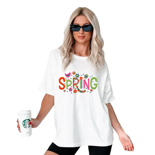 Spring Vibes – Colorful DTF Transfer