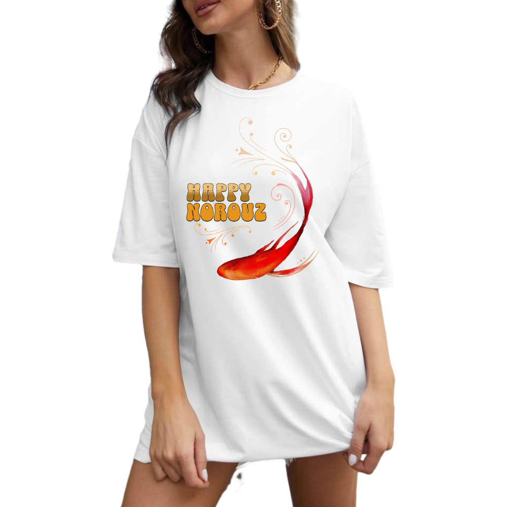 Happy Nowruz – Goldfish Edition DTF Transfer