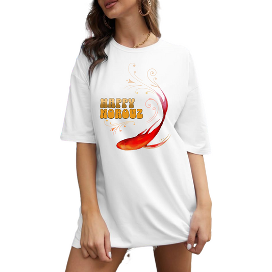 Happy Nowruz – Goldfish Edition DTF Transfer