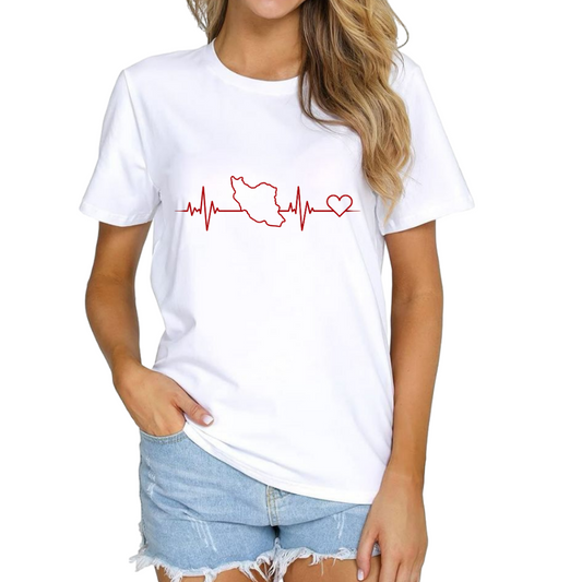 Iran Heartbeat – Love for Persia DTF Transfer