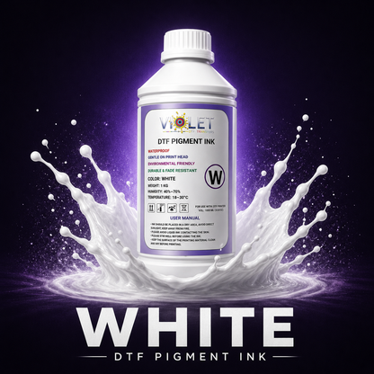 Premium DTF Ink Bundle CMYK + White Ink for All DTF Printers